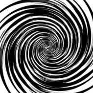 Black and white hypnotic background N11