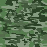 Seamless camouflage pattern in green