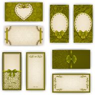 Elegant vector template for luxury invitation card N34