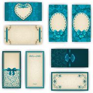 Elegant vector template for luxury invitation card N35