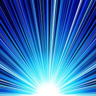 Abstract blue striped burst background