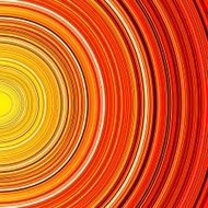 Abstract red and orange circle stripes colorful background