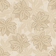 Retro grapes seamless background N2
