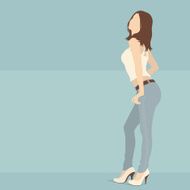Shopping girl N105
