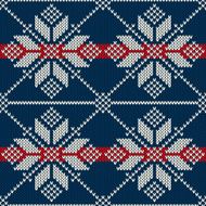 Seamless Knitting Pattern Winter Holiday Sweater Design