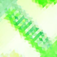 abstract green triangle decoration pattern background