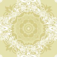 Ornamental seamless pattern with flowers N2
