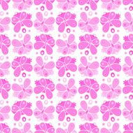 Monochrome butterfy pattern