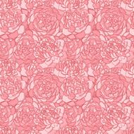 Beautiful seamless background with pink flowers N2