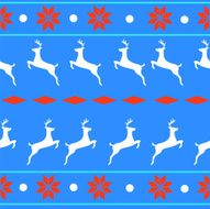 Traditional Nordic Scandinavian sweater pattern vector illustration N2