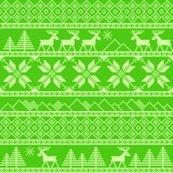 Traditional christmas knitted ornamental pattern N2