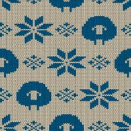Scandinavian seamless knitted pattern N4