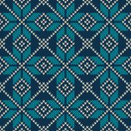 Vintage style knitting seamless pattern