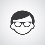 man glasses symbol N3