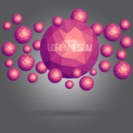 Abstract polygonal background N14