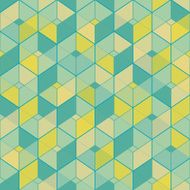 Geometric seamless pattern in vintage colors N2