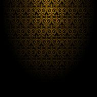 Abstract background with gold pattern EPS10