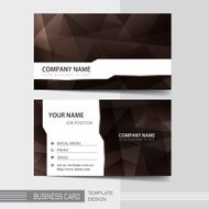 Modern business card template N16