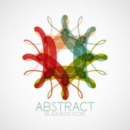Symmetric abstract geometric shape N372