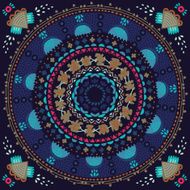Round abstract pattern Ornamental background N3