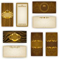 Elegant template for vip luxury invitation N21