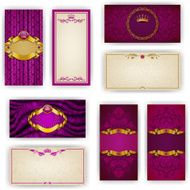 Elegant template for vip luxury invitation N22