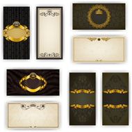 Elegant template for vip luxury invitation N23