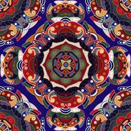 Colorful ethnic seamless pattern N3