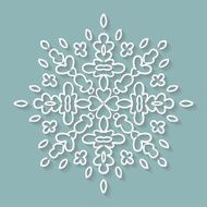 Paper lace doily decorative snowflake round crochet ornament N5