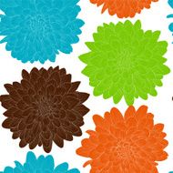 Beautiful seamless background with flowers N8