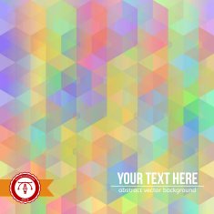 Abstract Colorful Hexagon Background Vector N2
