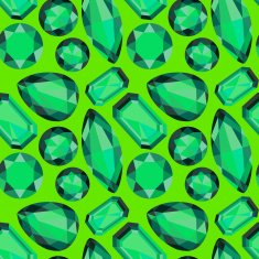 green emerald seamless pattern N2
