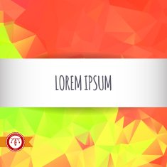 Abstract Colorful Triangles Background Vector N210