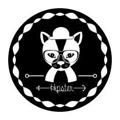 Animal hipster design N8