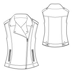 Biker Waistcoat