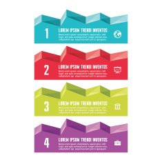 Infographics Business Concept with Icons