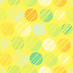 Seamless pattern with hand drawn polka dot ornament N2