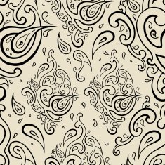 Seamless Paisley background N35
