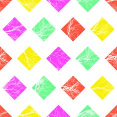 Abstract Colorful Squares Seamless Pattern Vector N4