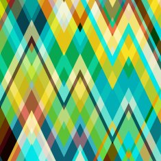 Color Abstract Zigzag Vector Background N2