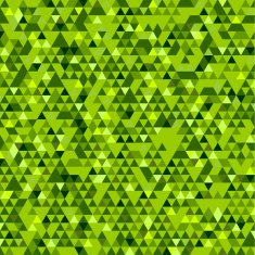 Abstract green mosaic background