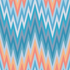 Seamless Blue Abstract Retro Vector Background