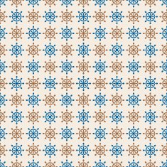 Marine seamless pattern of hand wheels