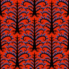 Suzani vector ethnic pattern with Kazakh motifs N11