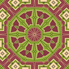 Vector seamless abstract geometric pattern N145