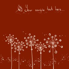 background with dandelions or cumin N2