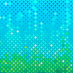 Abstract spring mosaic