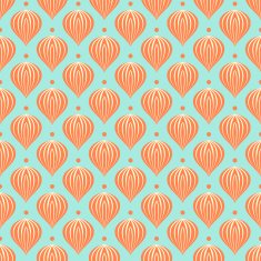 Pattern with shapes similar to hot air balloons