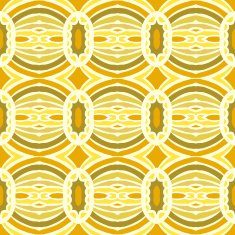 Tribal pattern with overlapping circles