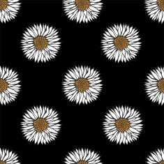 Daisy seamless pattern